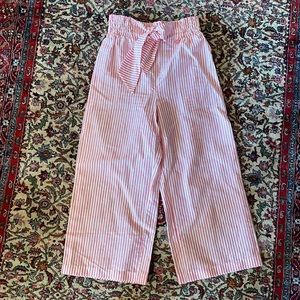 Cropped striped pants